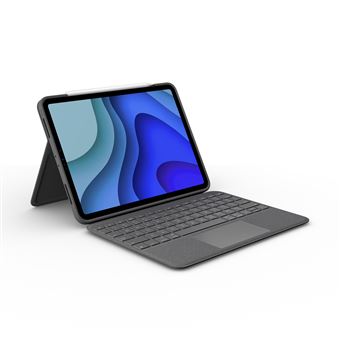 Teclado para Dispositivos Móveis Logitech Folio Touch | Cinzento - 1