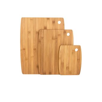 Conjunto 3 Tábuas de Corte Home Kool Home | Bambu - 1