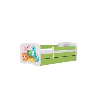 Cama 160 x 80 cm Kocot Kids BabyDreams Tiny Dinos Green - 1