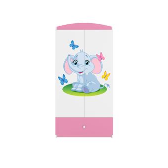 Roupeiro Kocot Kids BabyDreams Baby Elephant Pink - 1