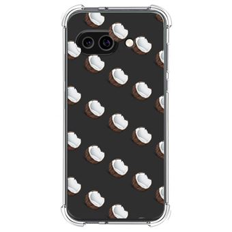 Capa de Silicone Tumundosmartphone à Prova de Choque para Google Pixel 9a 5G | Desenho de cocos - 1