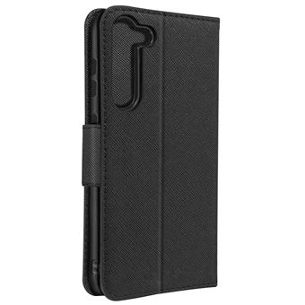Capa Avizar para Samsung Galaxy S23 Carteira Lingueta Magnética Preta - 1