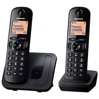 Telefone Panasonic KX-TGC212 | Preto - 1