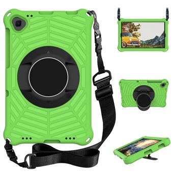 Capa e TPU Textura de teia de aranha, à Prova de Choque, com Suporte e Alça de ombro Verde Magunivers para Lenovo Tab M10 FHD Plus/2nd Gen TB-X606 10.3 inch - 1