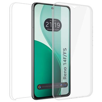 Capa Tumundosmartphone dupla transparente de PC + TPU com corpo inteiro 360 para Oppo Reno 14 FS / 14FS 5G - 1