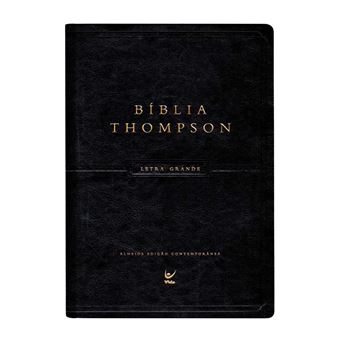 Bíblia Thompson Letra Grande Com Indice: Capa Luxo Preta - 1