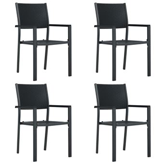 Cadeira de Jardim VidaXL 47890 | Preto - 1
