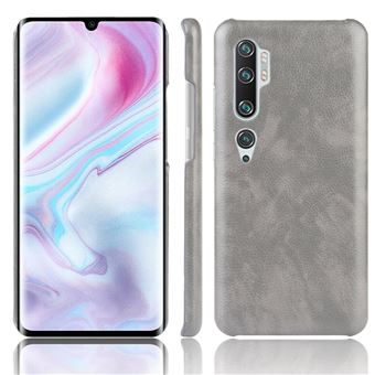 Capa Magunivers | TPU + PU cinza para Xiaomi Mi CC9 Pro/Mi Note 10/Mi Note 10 Pro