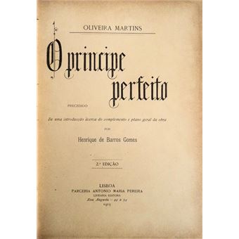 O principe perfeito. [2.ª edição] - 1