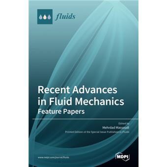 Recent Advances in Fluid Mechanics Feature Papers Tbd - Capa Dura ...