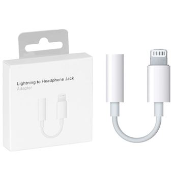 Cabo Skyhe A1749 | Adaptador de Áudio Lightning para Jack 3.5mm - Branco - 1