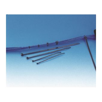 Hellermann Tyton 111-01625 tira para atar cabos Poliamida Preto 100 peça(s) - 1