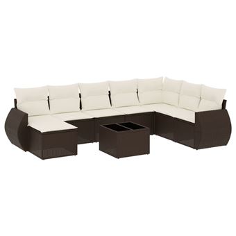 Conjunto de Mobiliário de Exterior VidaXL 3254110 - 1