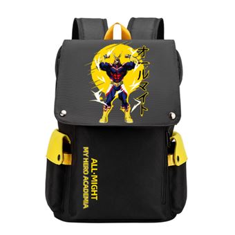 Mochila Infantil Good Deal My Hero Academia 03 | 34 x 21 x 48cm - Preto/Amarelo - 1