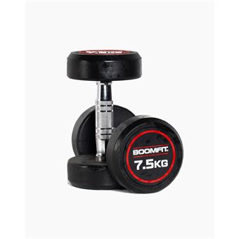 Par de Halteres Redondos de Musculação BOOMFIT | 7,5Kg - 1