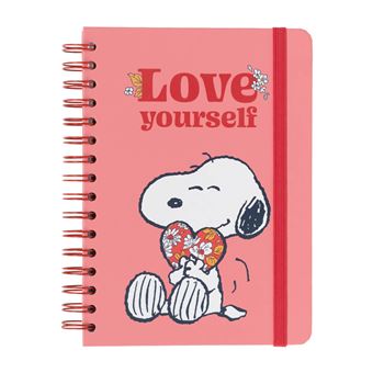 Bloco de Notas A5 Erik Editores Love Yourself-Snoopy - 1
