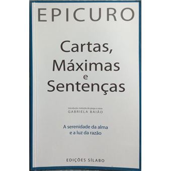 Cartas, máximas e sentenças. - 1