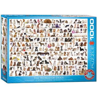 Puzzle Eurographics O Mundo dos Cães - World of Dogs | 1000 Peças - 1