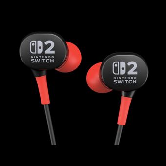 Auriculares Gaming PowerA Wired Earbuds for Nintendo Switch 2 | Vermelho - 1