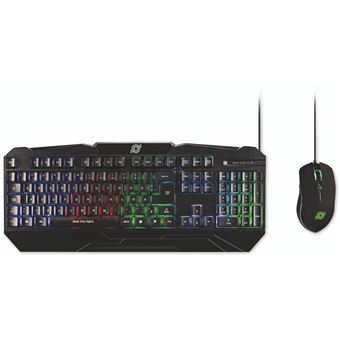 Teclado Gaming com Fios + Rato MediaRange MRGS102 | Idioma: Alemão | Preto - 1