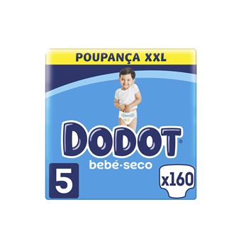 Fraldas Dodot Bebé Seco T5 | 11-16 Kg | 160 Unidades - 1