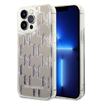 Capa traseira de TPU Karl Lagerfeld para iPhone 14 Pro Max | Prata - 1