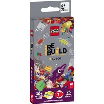 Lego Books Rebuild Activity Cards Space With Over 30 Activity Cards And 25 Lego Elements By Buster Books Other Book - 1