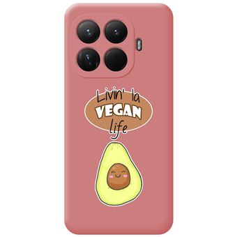 Capa Tumundosmartphone de silicone líquido rosa para Xiaomi 15T Pro 5G | Vegan Life Design Desenhos - 1