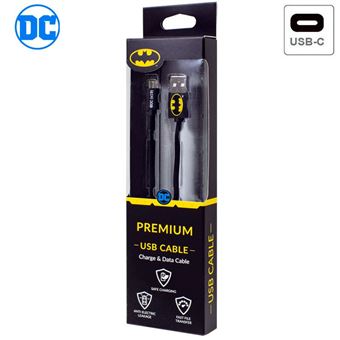 Cabo USB Licenciado DC Batman Universal Tipo C