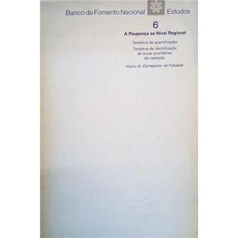 A poupança ao nivel regional. - 1