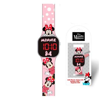 Relógio de Pulso Digital Led Disney Minnie Mouse - 1