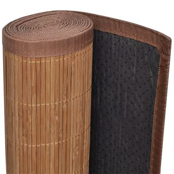 vidaXL Alfombra de bambú color natural 160x230 cm – Bechester