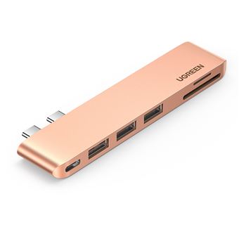 Adaptador UGREEN 80553 CM251 6 em 1 | Thunderbolt3 SD/TF 3USB3.0 para MacBookPro/Air - 1