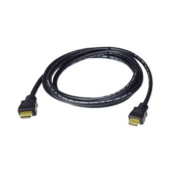 Cabo Hdmi ATEN Cabo True 4K HDMI de alta velocidade com Ethernet 1 m | Preto - 1