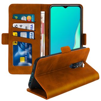 Capa Livro Avizar para Oppo A9 2020 e Oppo A5 2020 | Função de Suporte - Camel - 1