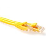 cabo de rede ACT IB2852 0.25m Cat6a U/UTP (UTP) Amarelo