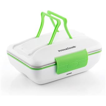 Lancheira Elétrica Pro InnovaGoods | 50 W - Branco e Verde - 1