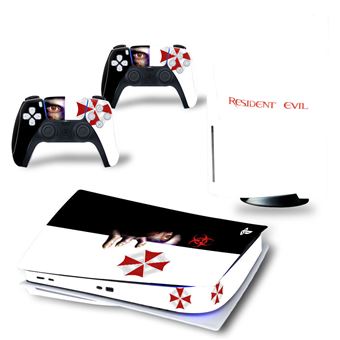 Autocolantes de Proteção HSMY para Consola Sony PS5 Edition Standard - Multicolorido -TN-PS5Digital-1130 - 1