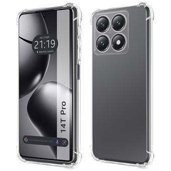Capa de silicone TUMUNDOSMARTPHONE anti-choque Transparente para Xiaomi 14T Pro 5G - 1