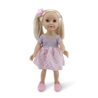 Boneca Pretty Girl Moni roupa Rosa e lilás | 46 cm - 1