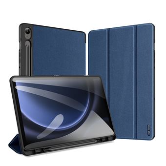 Capa DUX DUCIS para Samsung Galaxy Tab S10 FE em PU com Suporte e Porta-Lápis– Azul - 1