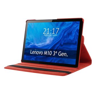 Capa TUMUNDOSMARTPHONE giratória 360 para Lenovo Tab M10 (3ª geração) 10.1 | Vermelho - 1