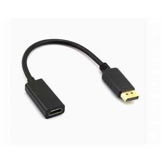 Cabo Adaptador Goeik Displayport - HDMI Fino Preto - 1