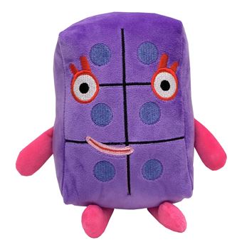 Peluche DreamWorks Numberblocks | Roxo | 23 cm - 1