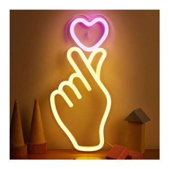 Painel Neon Decorativo Antiimpacto | Nice love | 25cm | USB - 1