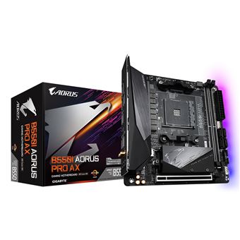 Motherboard GIGABYTE B550I AORUS PRO AX | Preto - 1