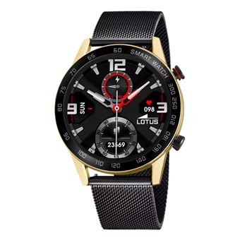 Smartwatch Lotus Smartime | 45 mm | Preto, Dourado - 1