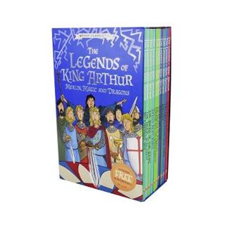 The Legends Of King Arthur Merlin, Magic, And Dragons Easy Classics 10 Book Box Set No Ordinary Boy, The Dark Sorceress, The Sword In The Stone  The Fall Of Camelot - 1
