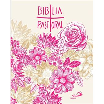 Nova Bíblia Pastoral - Bolso - Floral Rosa - 1