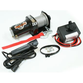 Guincho Varan Motors  4X4 2000Lbs 700W Motor 15M Comprimento Ø4Mm Controle Remoto Preto - 1
